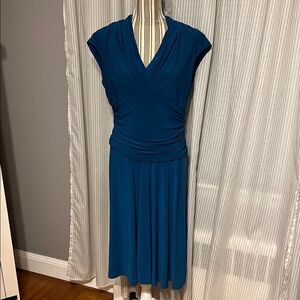 Elegant Chaps Teal Women's Dress
